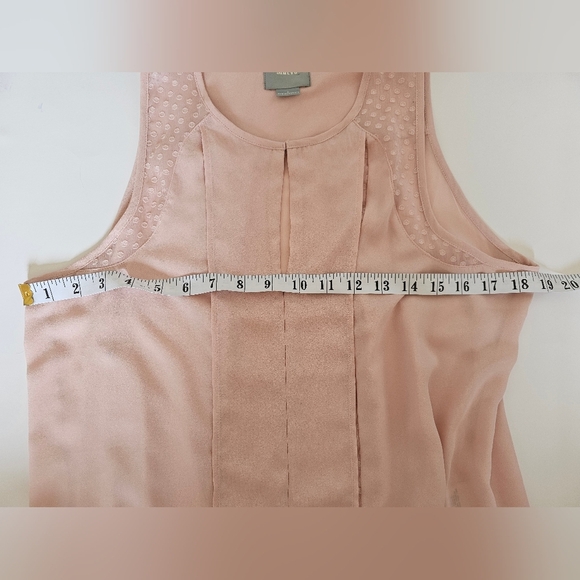 Anthropologie Maeve 6 M Blush Pink Sleeveless Blouse - Picture 3 of 5